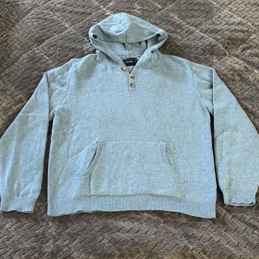 Lucky Brand Men's Blue Hoodie